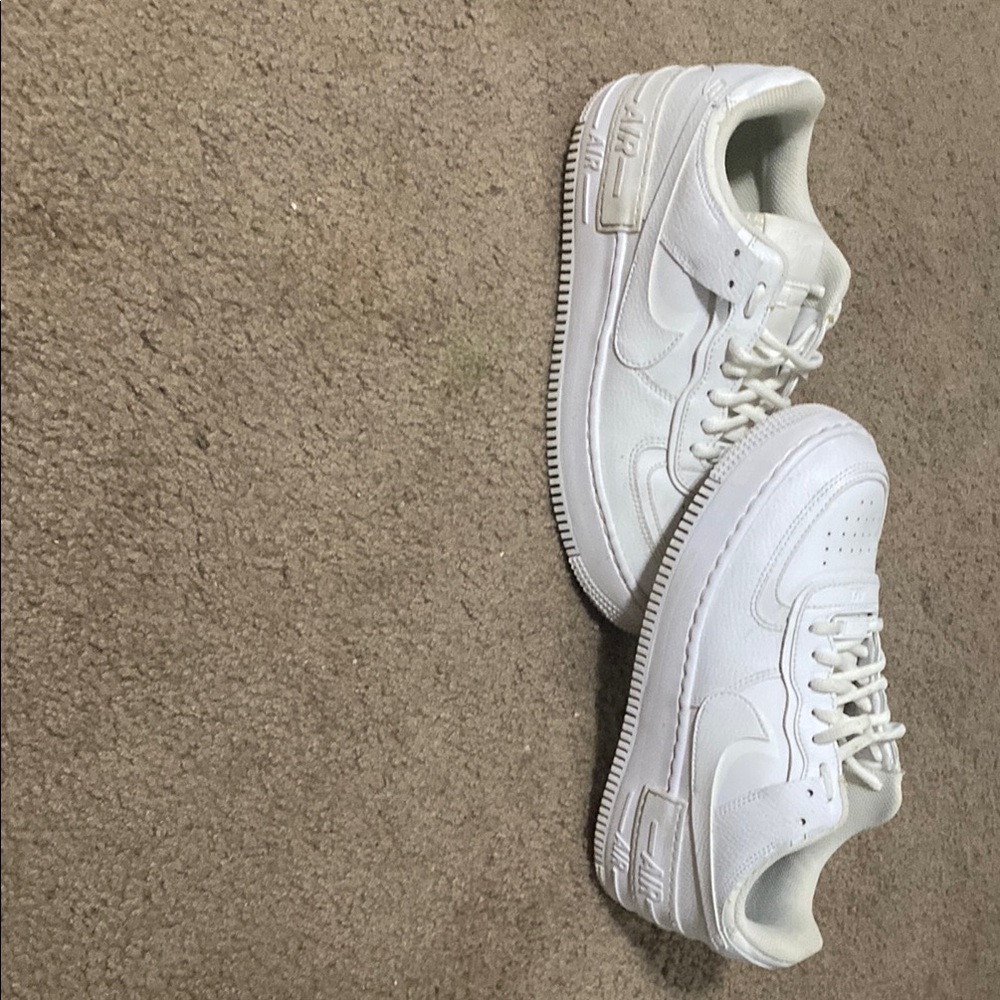 Nike All-White Air Force 1 Sneakers